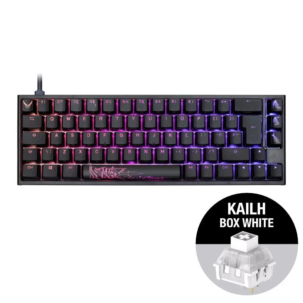 Геймърскa механична клавиатура Ducky x PowerColor One 2 SF RGB, Kailh BOX White - image 1