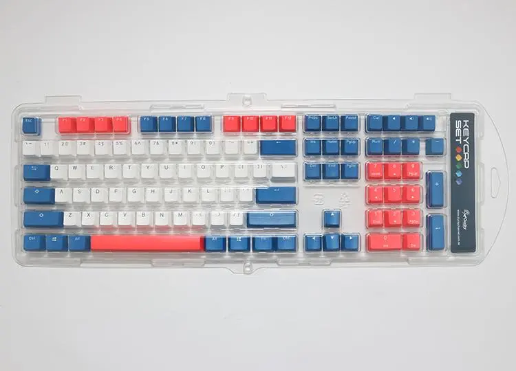 Капачки за механична клавиатура Ducky Bon Voyage 108-Keycap Set PBT Double-Shot US Layout - image 3