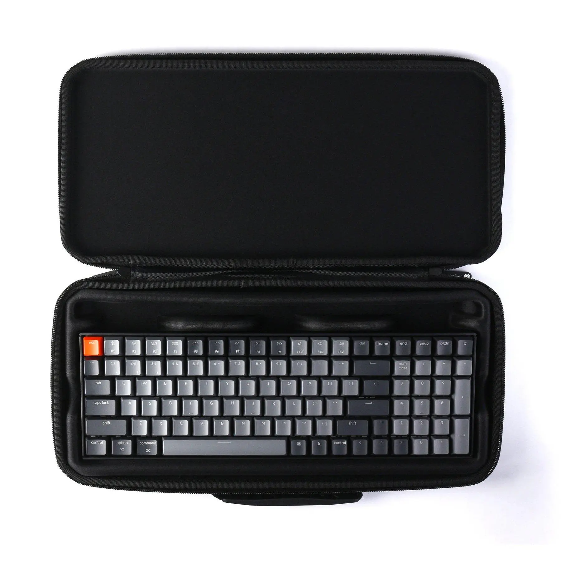 Kалъф за клавиатура Keychon K4 (Plastic) удароустойчив, пластмасов, Черен - image 1