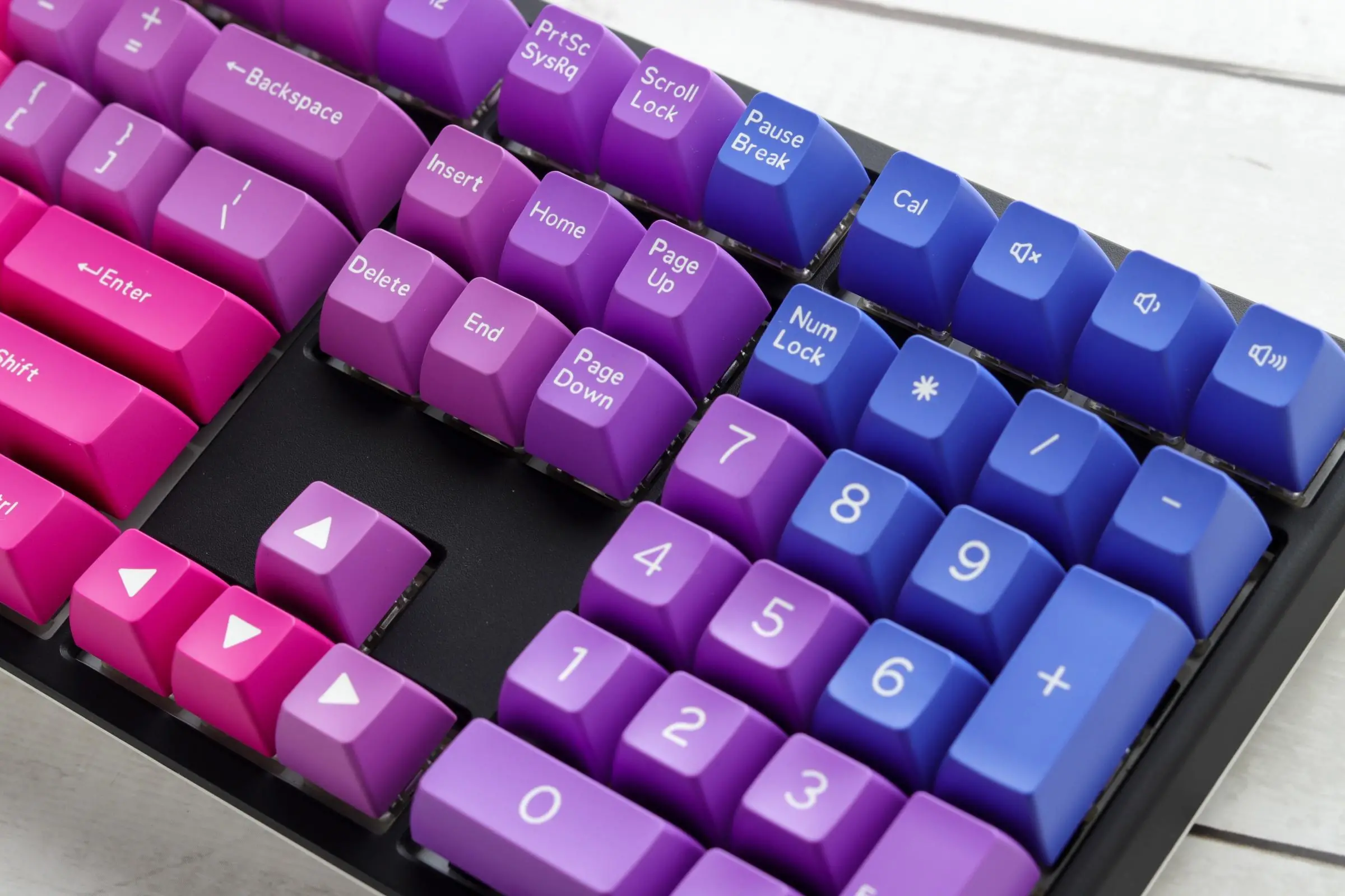 Капачки за механична клавиатура Ducky Afterglow, 108-Keycap Set ABS, Double-Shot, US Layout - image 7