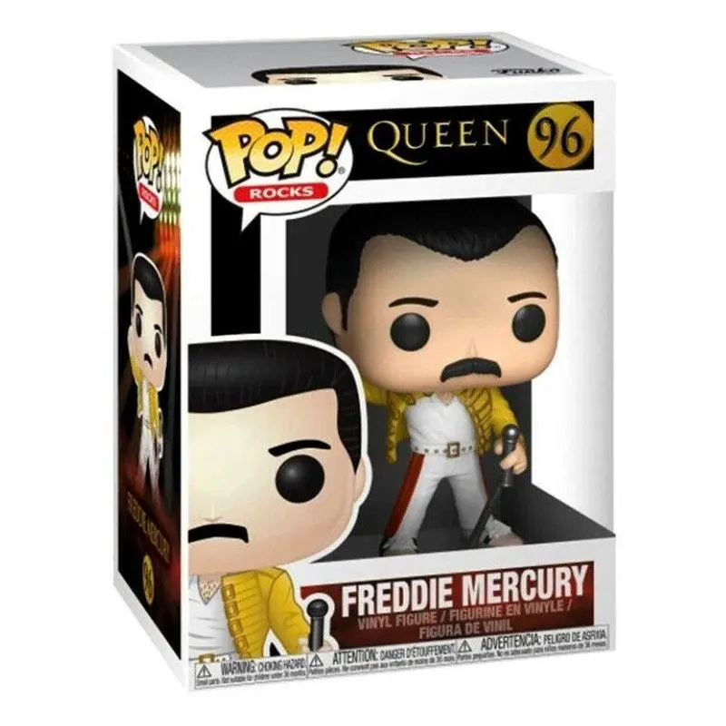 Фигурка Funko POP! Rocks: Queen - Freddie Mercury Wembley 1986 #96 - image 1