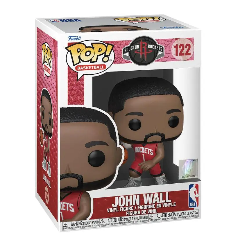 Фигурка Funko POP! Basketball NBA: Rockets - John Wall (Red Jersey) #122 - image 1