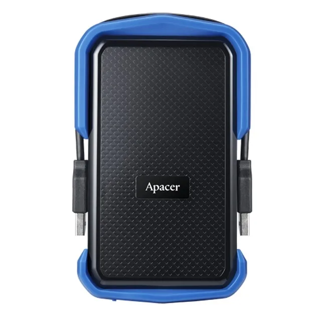 Твърд диск, Apacer AC631, 1TB 2.5" SATA HDD USB 3.2 Military-Grade Shockproof Portable Hard Drive