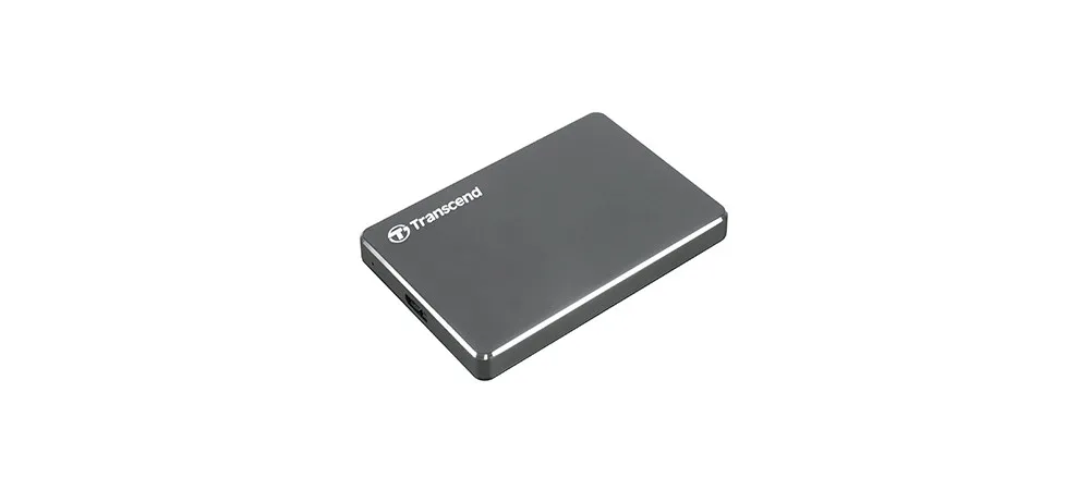 Твърд диск, Transcend 1TB, 2.5" Portable HDD, StoreJet M3, Iron Gray, Slim - image 1