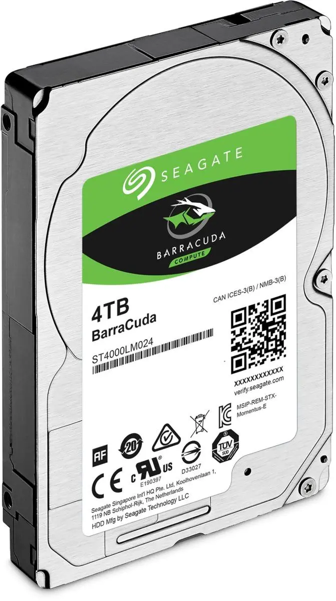 Твърд диск, Seagate 4TB BarraCuda 2.5" SATA 6Gb/s 128MB 5400RPM - image 1