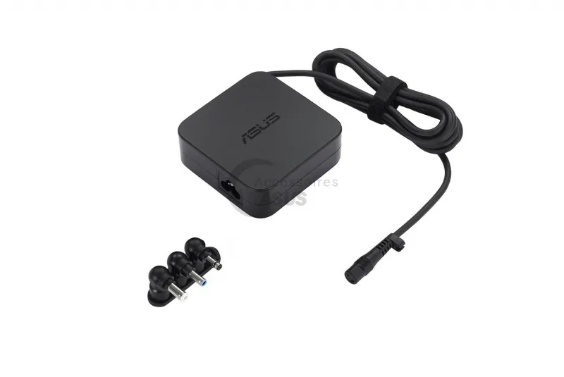 Адаптер, Asus Adapter U65W multi tips charger, 3 pin, 6 pcs, Black
