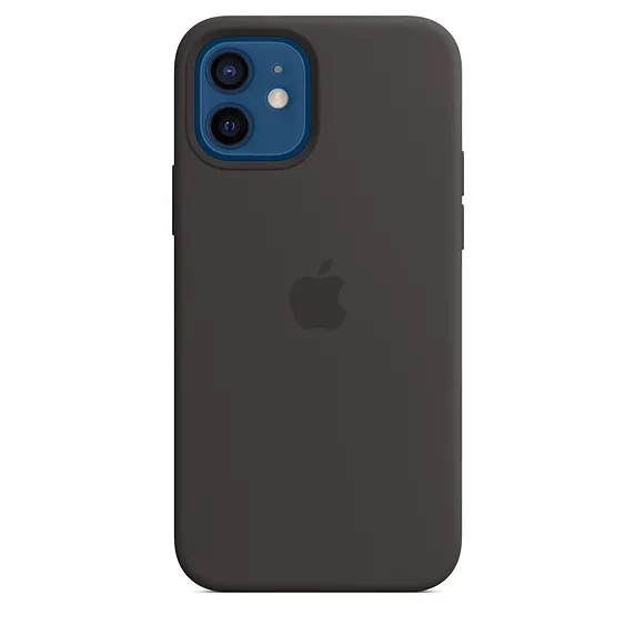 Калъф, Apple iPhone 12/12 Pro Silicone Case with MagSafe - Black