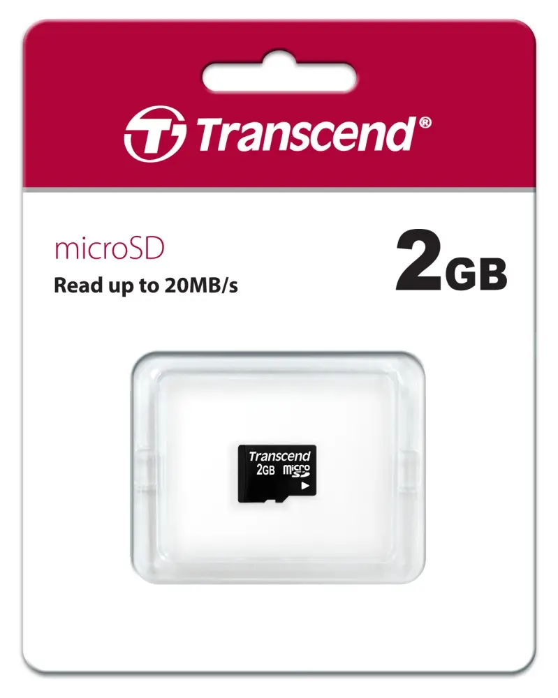 Памет, Transcend 2GB micro SD (No box & adapter) - image 1