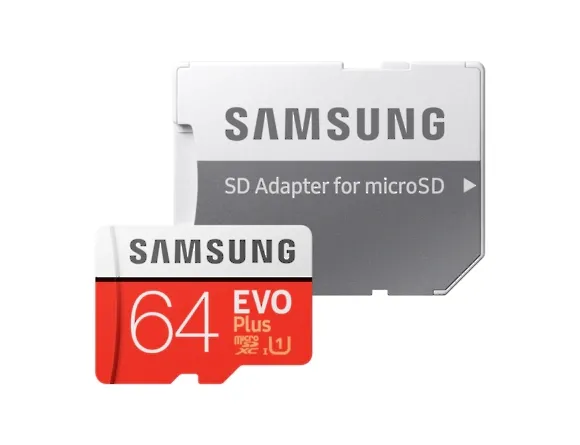 Памет, Samsung 64GB micro SD Card EVO+ with Adapter, Class10, Read 100MB/s - Write 20MB/s - image 3