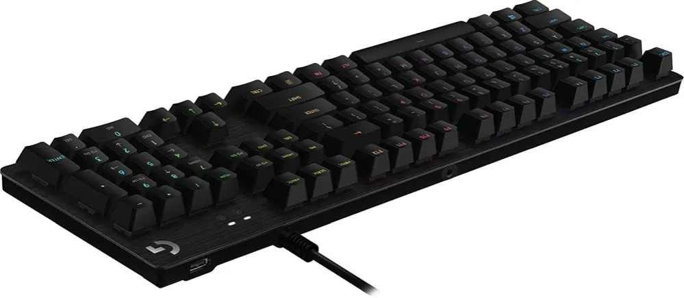 Клавиатура, Logitech G512 Keyboard, GX Blue Clicky, Lightsync RGB, USB Passthrough Data/Power, Alumium Alloy, Game Mode, Black Carbon - image 2