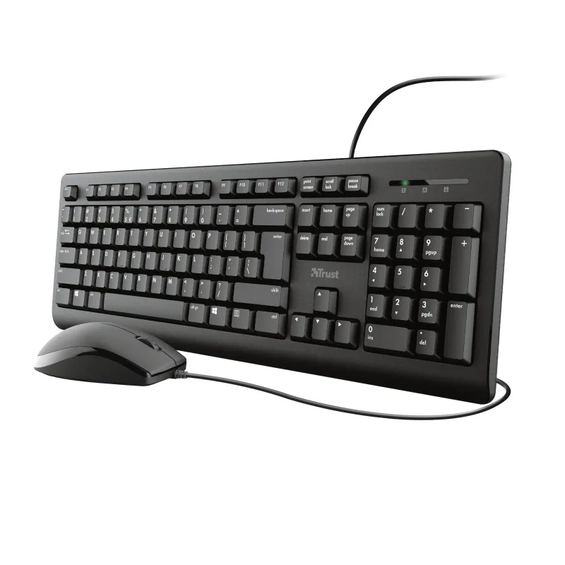 Комплект, TRUST Primo Keyboard & Mouse BG Layout - image 1