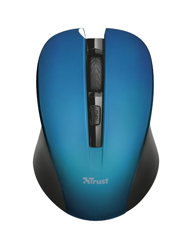 Мишка, TRUST Mydo Silent Wireless Mouse BLU