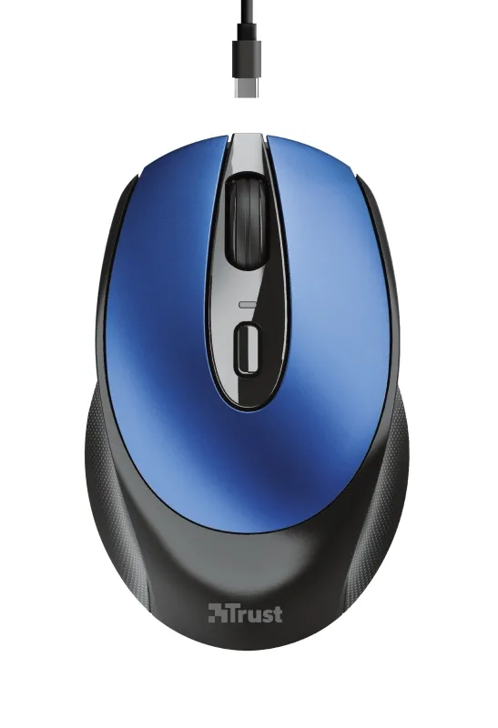 Мишка, TRUST Zaya Wireless Rechargeable Mouse Blue