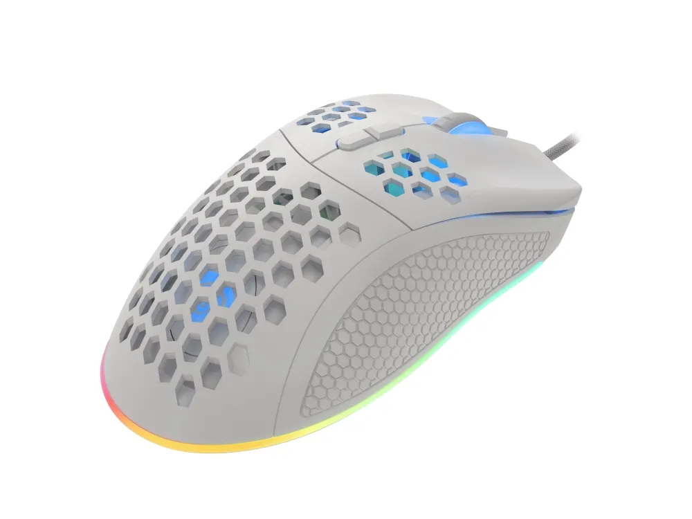 Мишка, Genesis Light Weight Gaming Mouse Krypton 550 8000 DPI RGB Software White - image 3