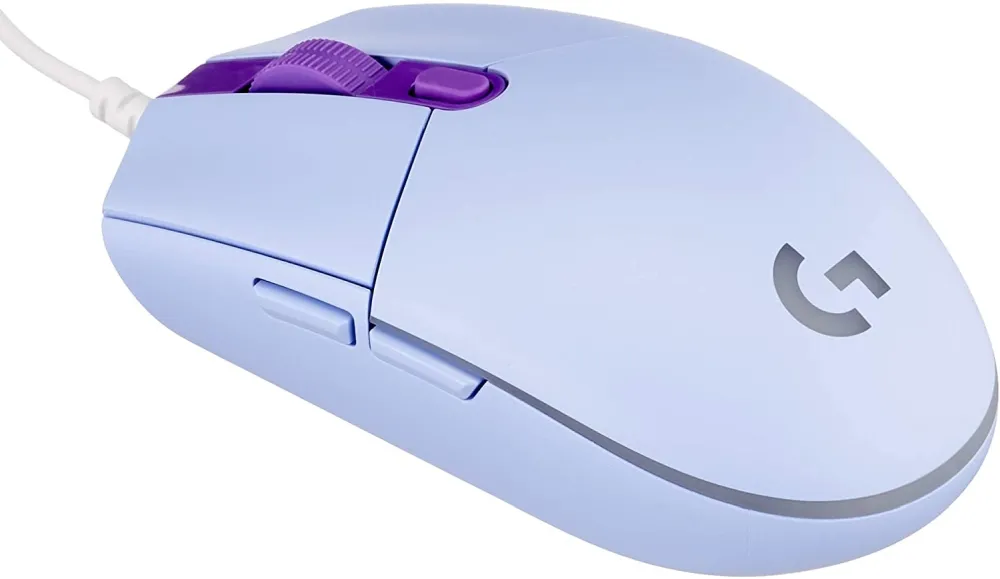 Мишка, Logitech G102 Mouse, Lightsync RGB, 8000 DPI, 6 Programmable Buttons, Lilac - image 2
