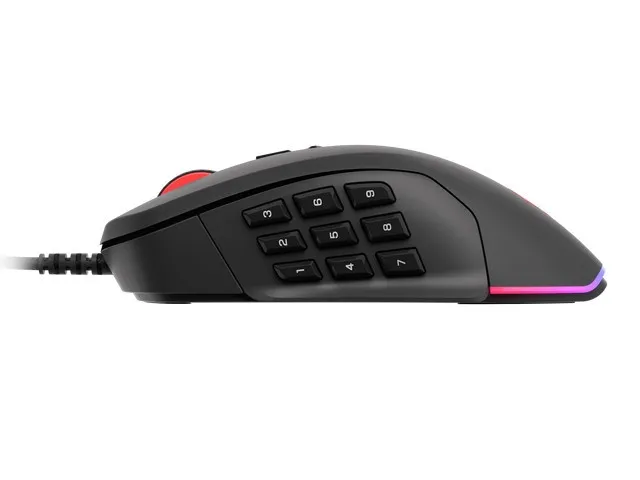 Мишка, Genesis Gaming Mouse Xenon 770, 10 2000dpi, Illuminated Optical, Black - image 9