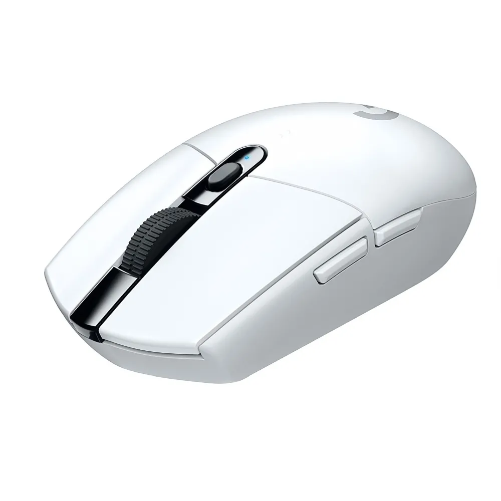 Мишка, Logitech G305 Wireless Mouse, Lightsync RGB, Lightspeed Wireless, HERO 12K DPI Sensor, 400 IPS, 6 Programmable Buttons, White - image 2
