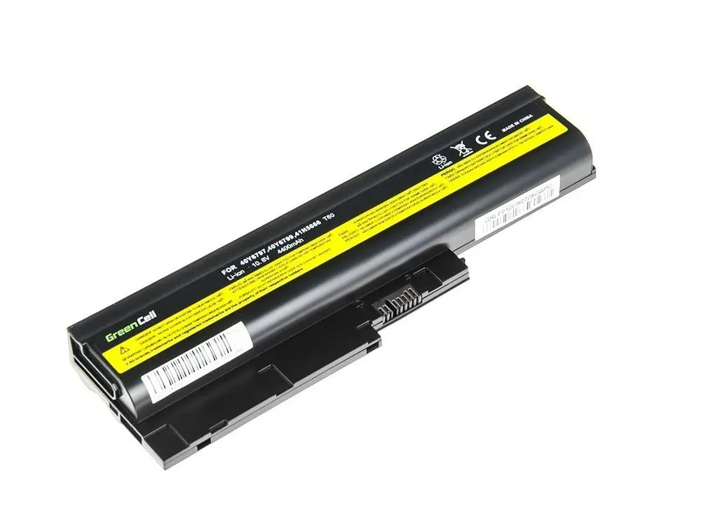 Батерия  за лаптоп GREEN CELL, IBM Lenovo ThinkPad T60 T61 R60 R61, 10.8V, 4400mAh - image 1