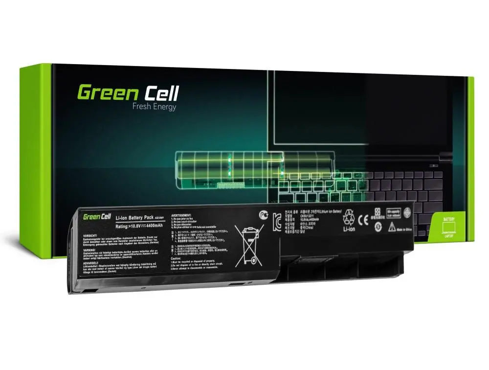 Батерия за лаптоп GREEN CELL, Asus X301, X301A, X401, X501, 11.1V, 4400mAh 