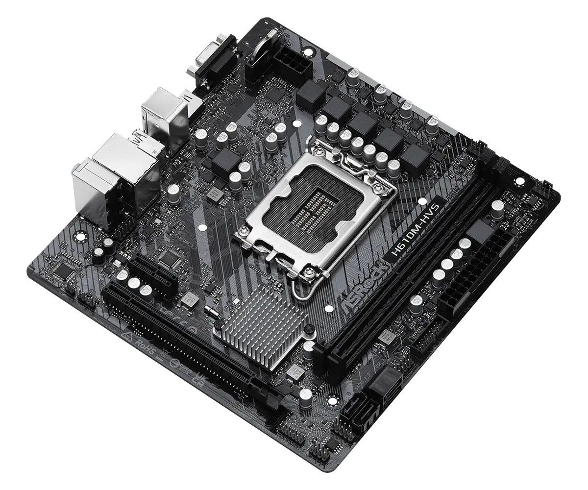 Дънна платка, ASROCK H610M-HVS /LGA1700 - image 2