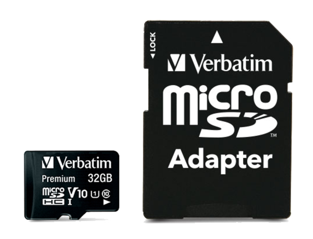 Памет, Verbatim Premium micro SDHC 32GB Class 10 (Incl. Adaptor)