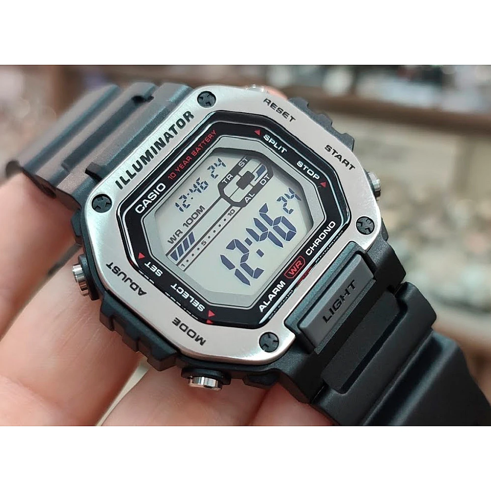 Мъжки дигитален часовник Casio - Casio Collection - MWD-110H-1AVEF - image 1
