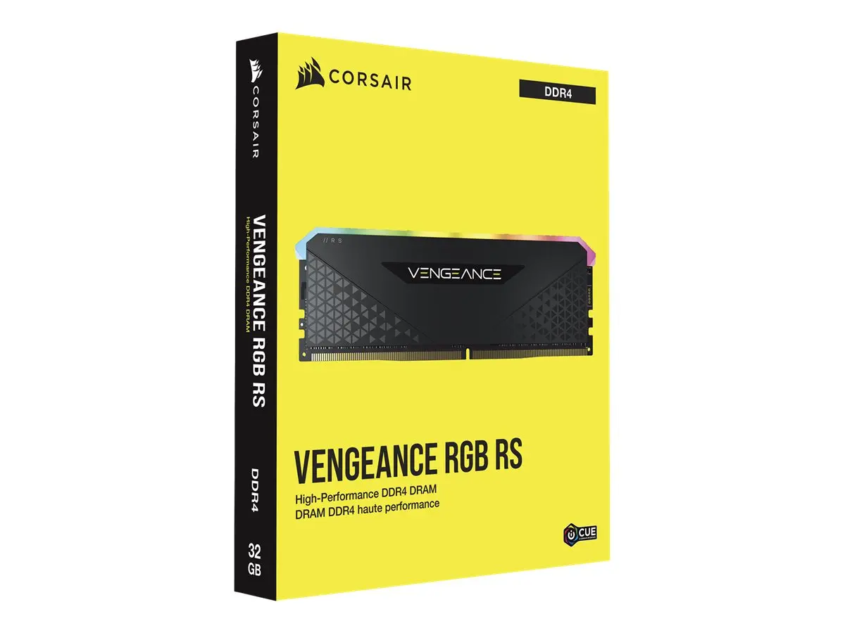 Памет Corsair Vengeance RS RGB Black 32GB(2x16GB) DDR4 3200MHz CMG32GX4M2E3200C16 - image 4