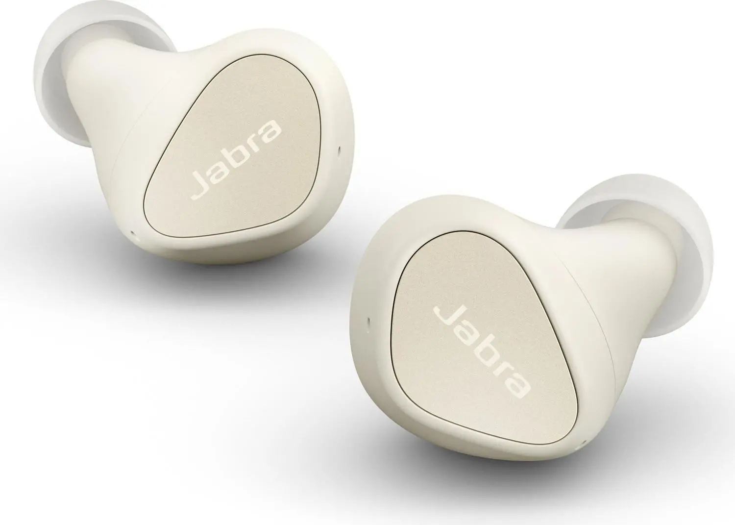 Блутут слушалки Jabra Elite 4, Light beige - image 1