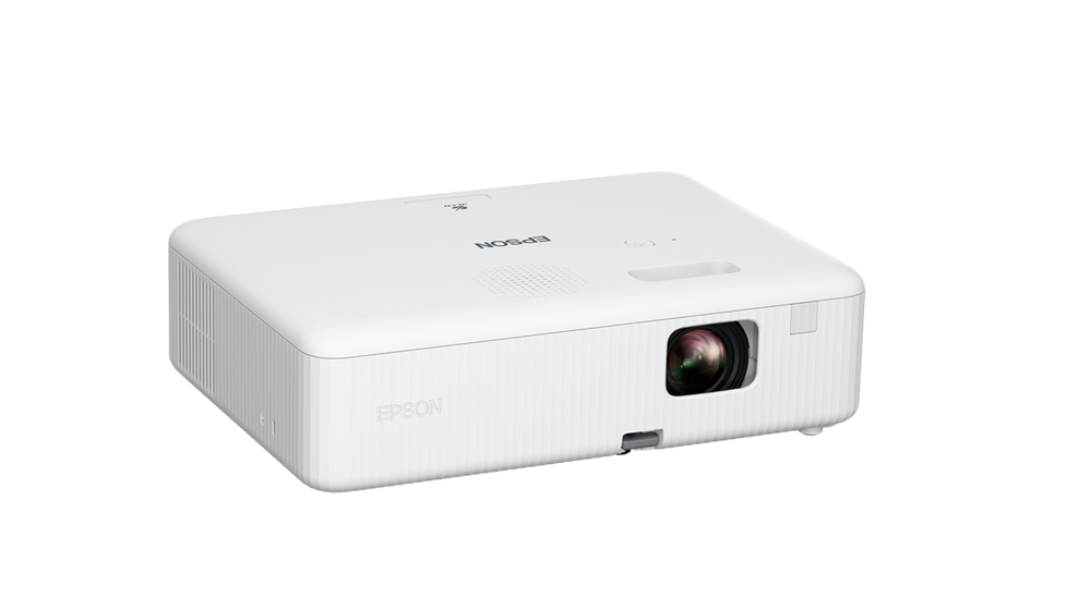 Мултимедиен проектор, Epson CO-FH01, Full HD 1080p (1920 x 1080, 16:9), 3000 ANSI lumens, 16 000:1, WLAN (optional), USB 2.0, HDMI, Lamp warr: 6000h, Warr: 24 months, White - image 2