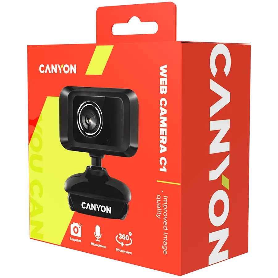 CANYON Enhanced 1.3 Megapixels resolution webcam with USB2.0 connector - image 2