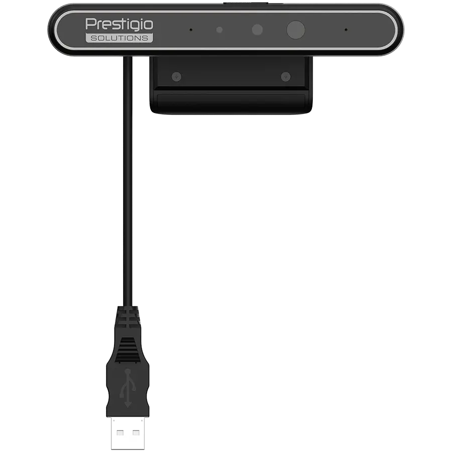 Prestigio Solutions Video Conferencing Windows Hello Camera: FHD, 2MP, 2 mic, 1m (Range), Connection via USB 3.0 - image 1