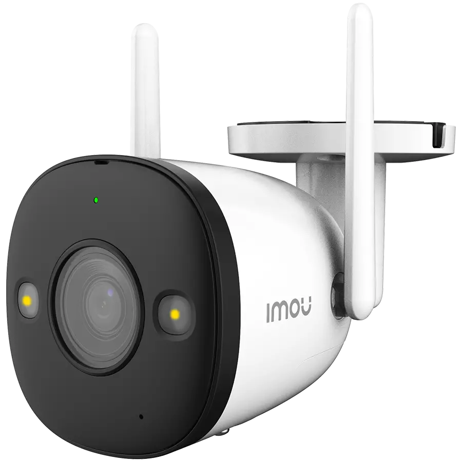 Imou Bullet 2, full color night vision Wi-Fi IP camera, 2MP, 1/2.8" progressive CMOS, H.265/H.264, 25fps@1080, 2.8mm lens, field of view 108°, IR up to 30m, 16xDigital Zoom, 1xRJ45,  Micro SD up to 256GB, Built-in Mic&Speaker, Motion Detection, IP67 - image 1
