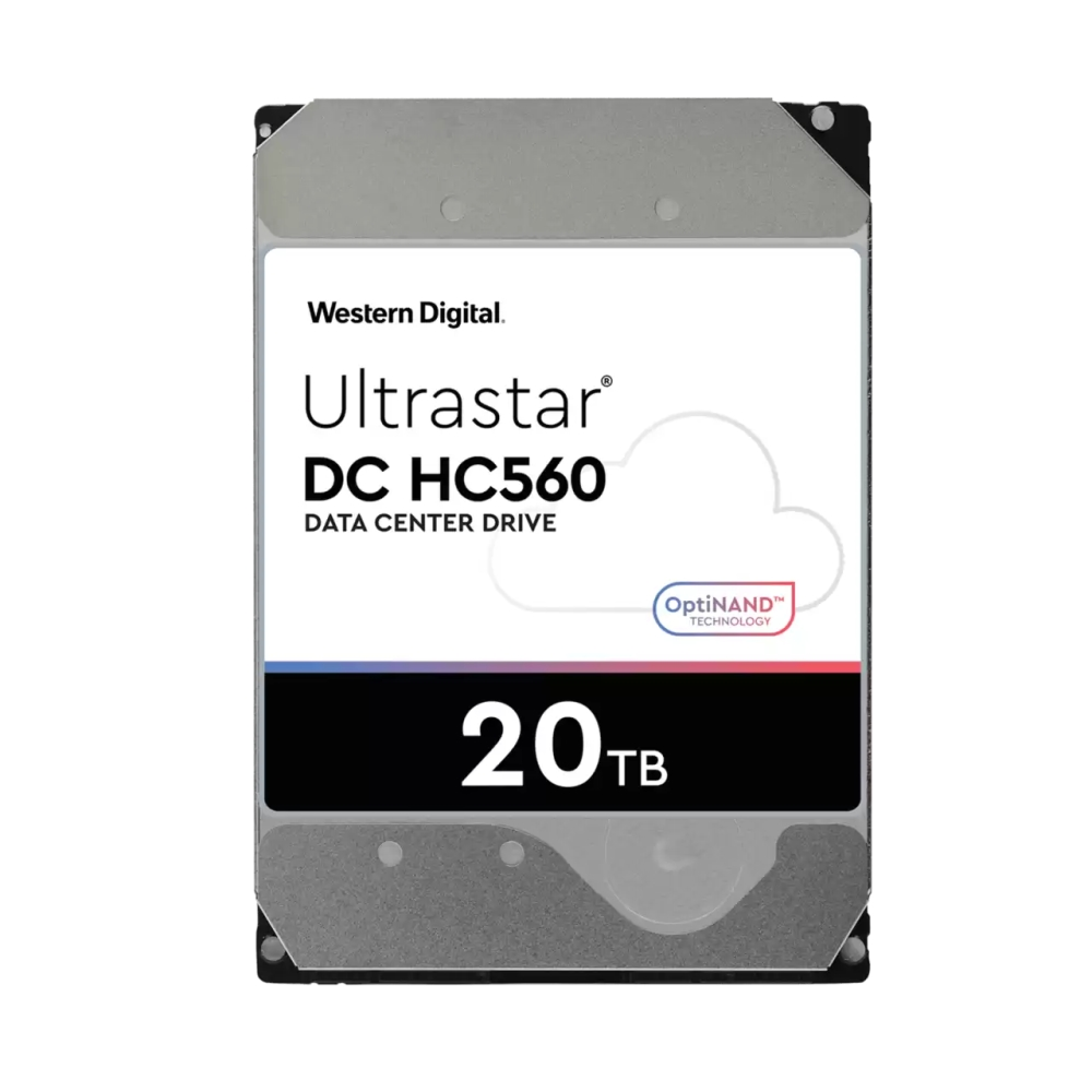 Твърд диск, Western Digital Ultrastar 20TB ( 3.5", 512MB, 7200 RPM, SATA 6Gb/s, 512N SE NP3 ) - image 1