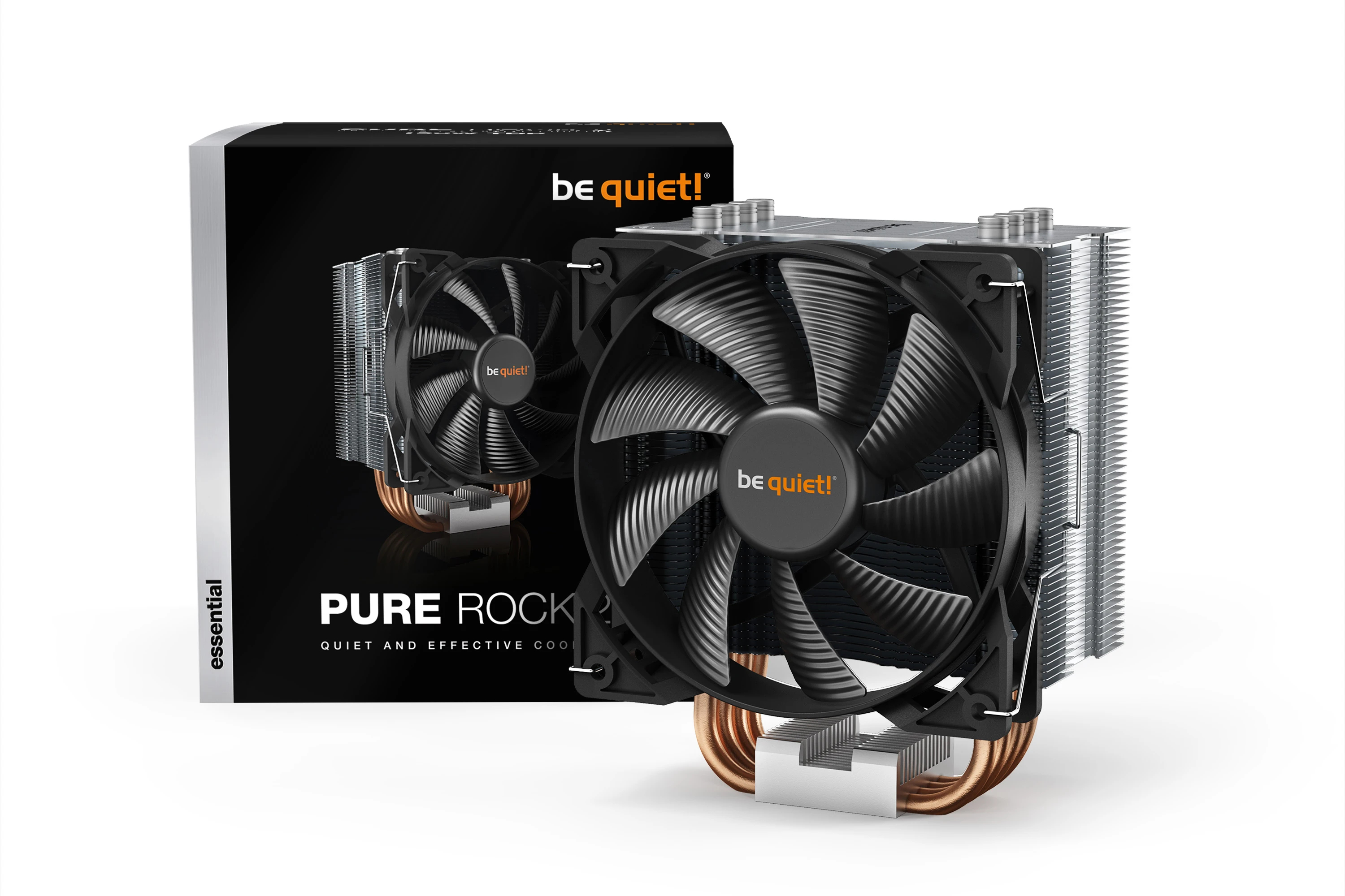 be quiet! PURE ROCK 2, 1x Pure Wings 2 PWM, TDP: 150W, Intel: 1700/ 1200/ 2066/ 1150/ 1151/ 1155/ 2011(-3) Square ILM, AMD: AM5/AM4, 3Y Warranty - image 3