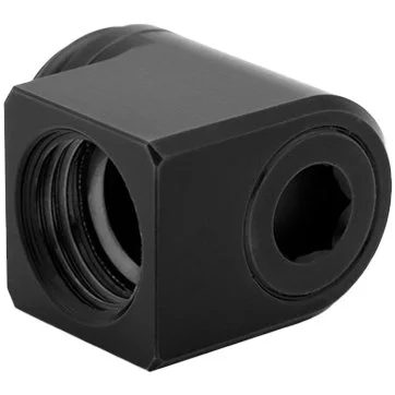 EK-Quantum Torque Micro Rotary 90° - Black, adapter fitting - image 1