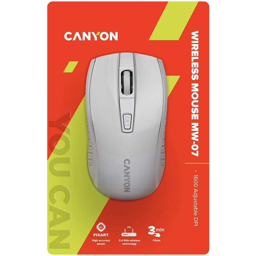 CANYON mouse MW-7 Wireless White - image 5
