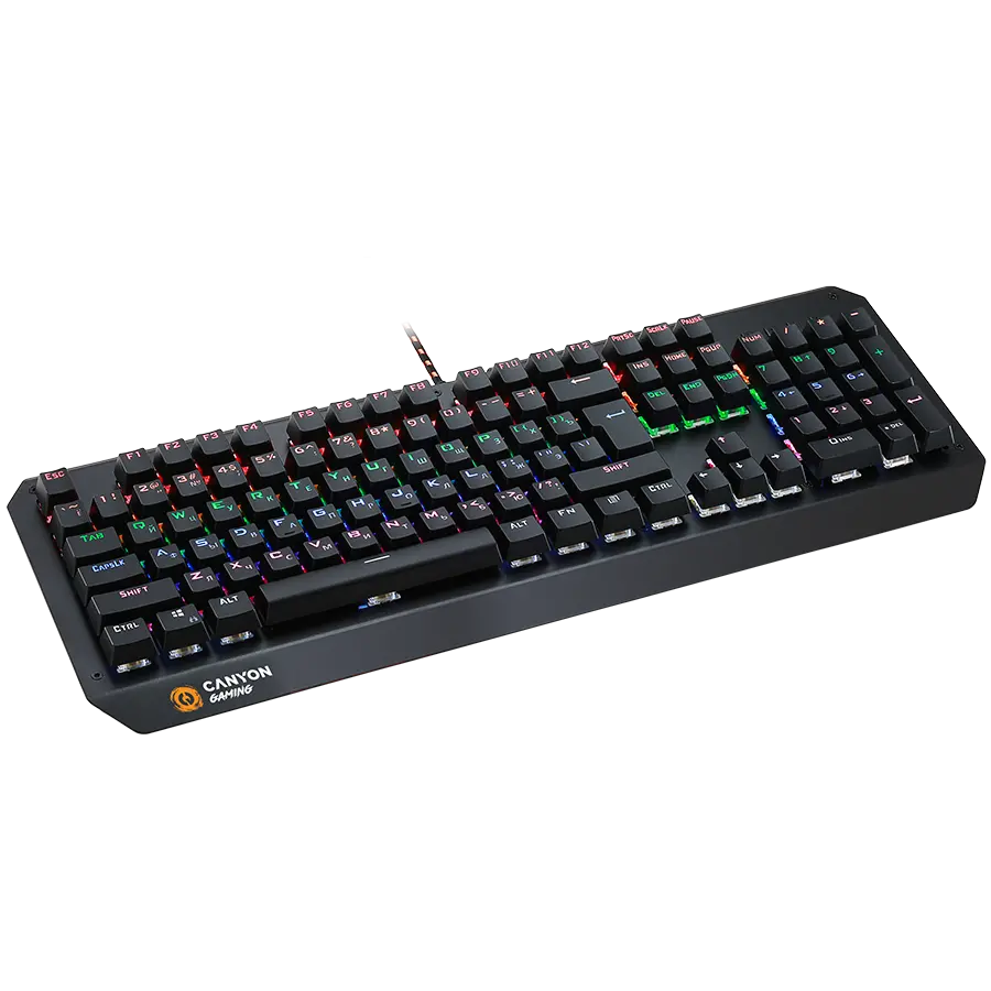 CANYON keyboard Hazard GK-6 RGB US Wired Black - image 4