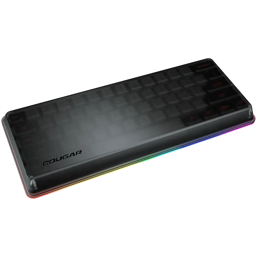 Cougar PURI MINI, Gaming Keyboard, PBT Doubleshot Ball Shape Keycaps, Mechanical switches, N-Key Rollover, 6 Backlight Effects, Magnetic Protective Cover, Dimensions: 295 x 121 x 38.4 mm - image 3