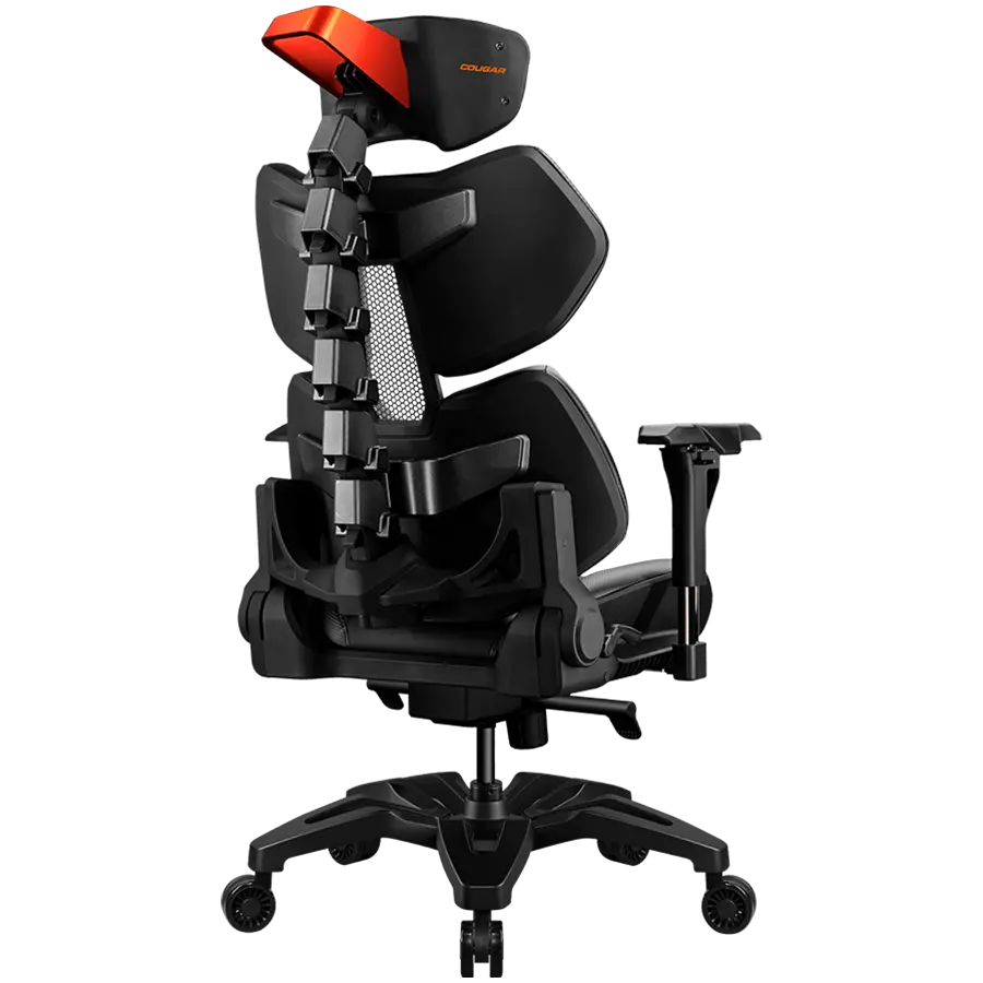 COUGAR TERMINATOR, Gaming Chair, Lumbar Support design, Ventilated Backrest design, Flexible PAFRP backrest, Hyper-Dura leatherette, Fully costumizable and adjustable design - image 3