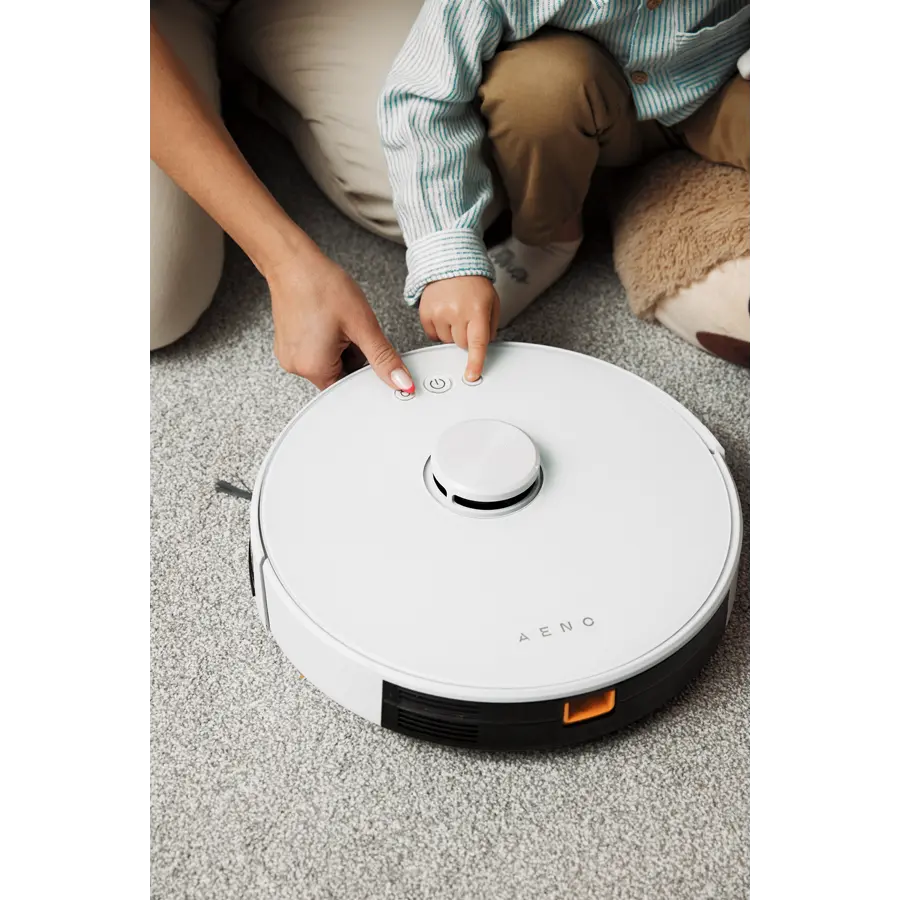 AENO Robot Vacuum Cleaner RC2S: wet & dry cleaning, smart control AENO App, powerful Japanese Nidec motor, turbo mode - image 9