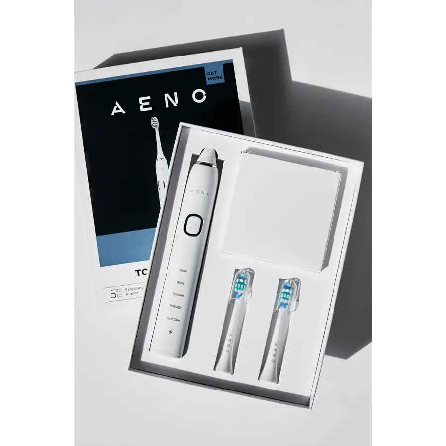 AENO Sonic Electric Toothbrush DB5: White, 5 modes, wireless charging, 46000rpm, 40 days without charging, IPX7 - image 2