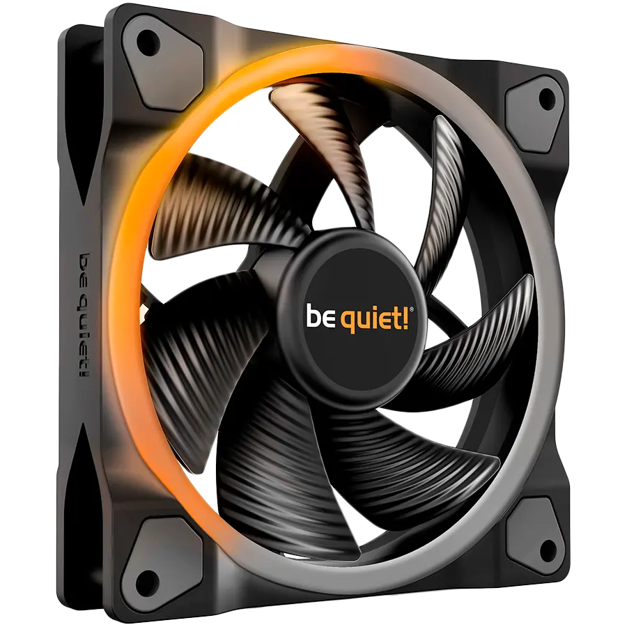 be quiet! LIGHT WINGS 120mm PWM, 4-pin, Fan speed: 1700RPM, ARGB, 20.6 db(A), 3 years warranty