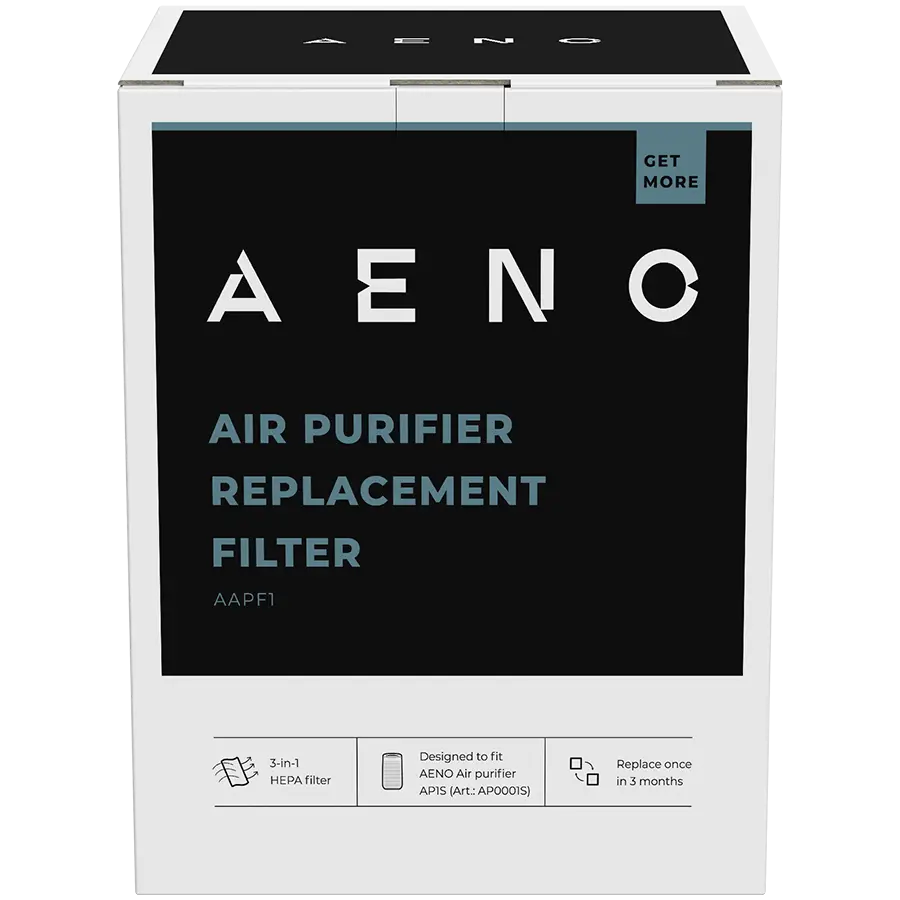 AENO Air Purifier AP1S, WiFi, UV lamp, CADR 450 m³/h, 60m2, carbon filter +Hepa H13 - image 7