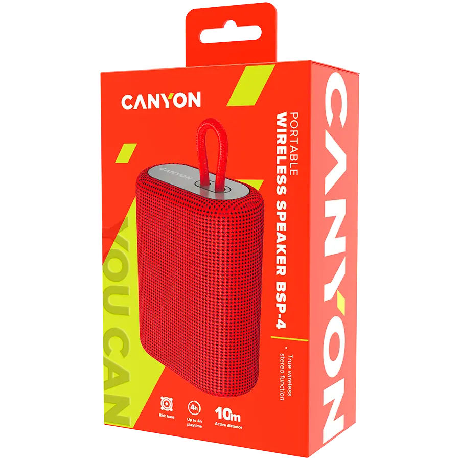 CANYON speaker BSP-4 5W Red - image 3