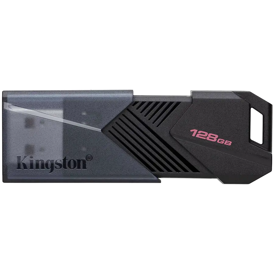 Kingston 128GB Portable USB 3.2 Gen 1 DataTraveler Exodia Onyx