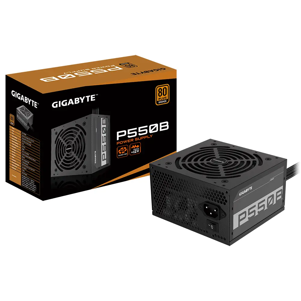 Захранващ блок Gigabyte GP-P550B, 550W, 80+, Bronze - image 6