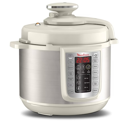 Мултикукър, Moulinex CE505A10 FAST & DELICIOUS SOLEIL, 25 programs, pressure cooker, steaming pot.