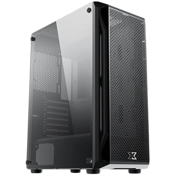 Xigmatek Gaming X EN46621, ATX/M-ATX/Mini ITX, USB3.0x1+USB2.0x2, Metal FP & Left TG, 4PCS X24F Fixed RGB Fan - image 1