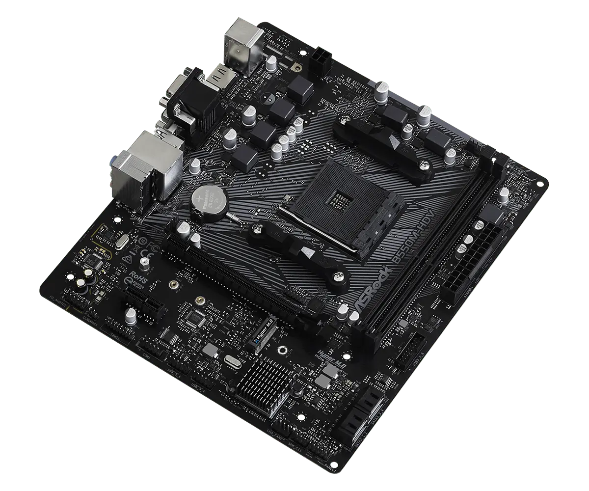 Дънна платка, ASROCK B550M-HDV /AM4 - image 2