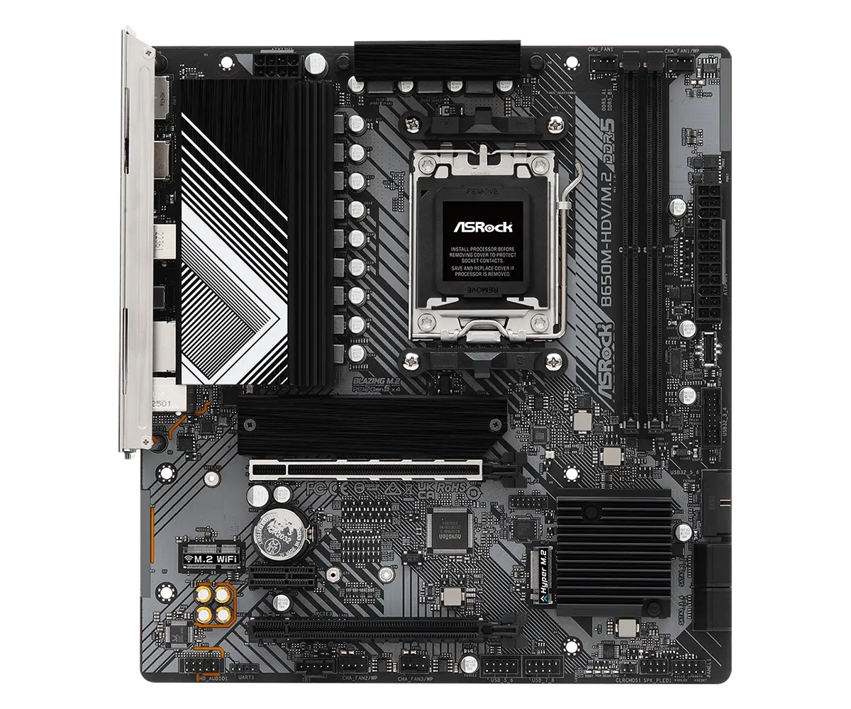 Дънна платка, ASROCK B650M-HDV/M.2 /AM5 - image 1